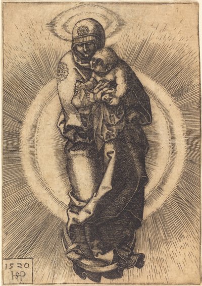 Madonna na půlměsíci od Sebald Beham