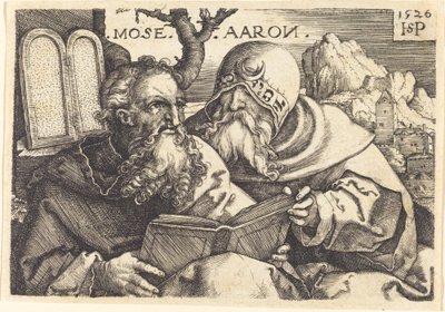 Mojžíš a Áron od Sebald Beham