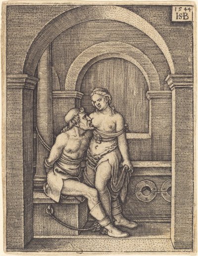 Simon a jeho dcera (Cimon a Pero) od Sebald Beham