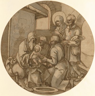 Obřízka od Sebald Beham
