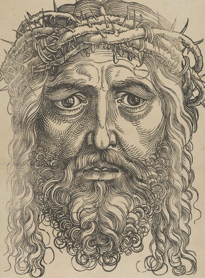 Hlava Krista korunovaná trním, ca. 1520. od Sebald Beham