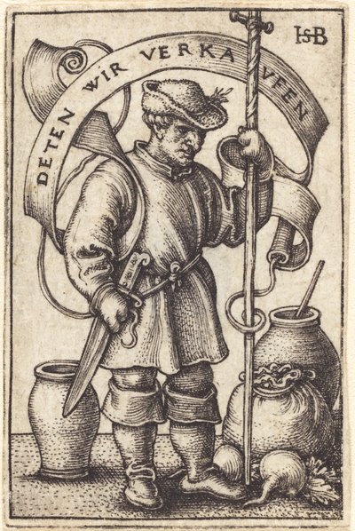 Trhový rolník od Sebald Beham