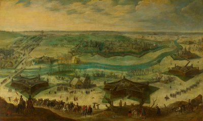Obležení Julicha, 1621-22 od Sebastiaen Vrancx (attributed to)