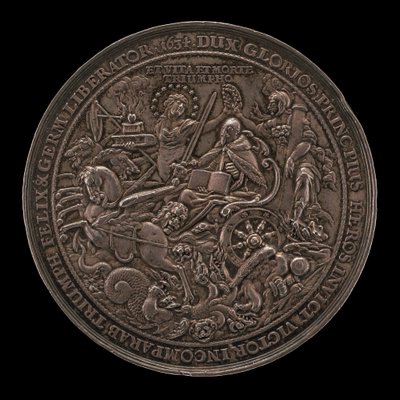 Triumf krále Gustava Adolfa [reverse], 1634. od Sebastian Dadler