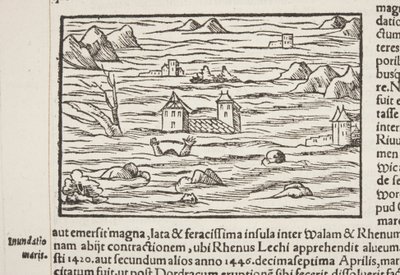 Cosmographia, detail Fol 516 od Sebastian Munster