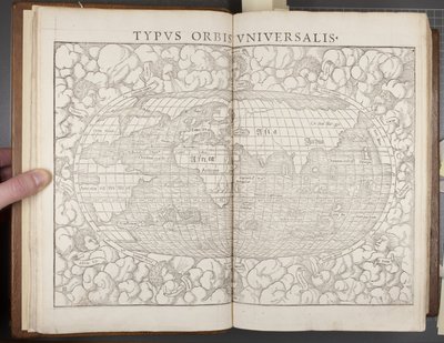 Globe, z Cosmographia, 1544 od Sebastian Munster