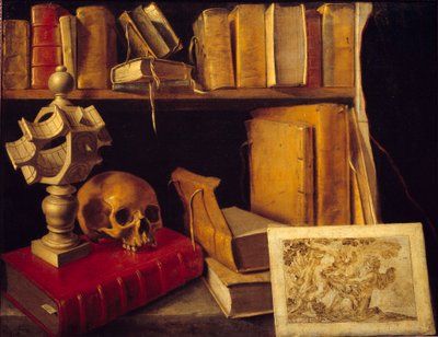 Marnost se slunečními hodinami. Obraz Sebastiana Stoskopffa (1597-1657) od Sebastian Stoskopff