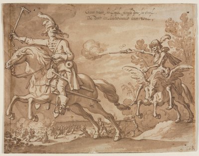 Smrt na koni honí létajícího rytíře, 1631. od Sebastian Vrancx