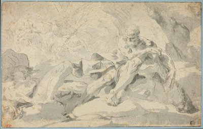 Herkules a Cacus od Sebastiano Galeotti