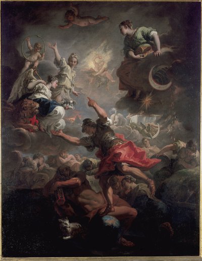 Alegorie Toskánska (olej na plátně od Sebastiano Ricci