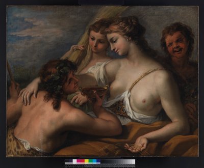 Bacchus a Ceres, ne po roce 1710 od Sebastiano Ricci