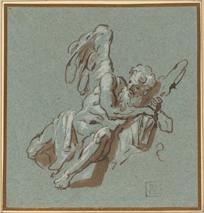 Chronos od Sebastiano Ricci