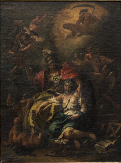 Minerva (olej na plátně) od Sebastiano Ricci