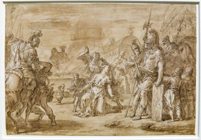 Obětování Polyxeny od Sebastiano Ricci