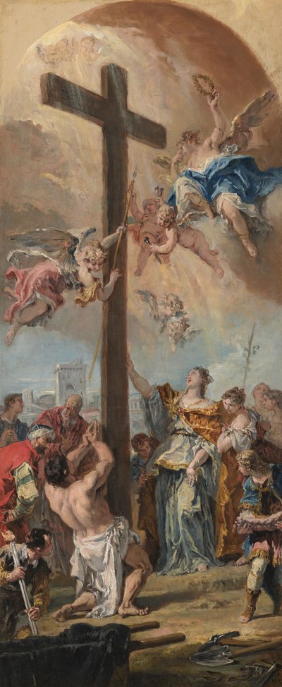 Vyvýšení pravého kříže od Sebastiano Ricci