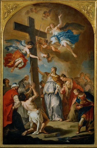 Nález svatého Kříže (malba na plátně) od Sebastiano Ricci