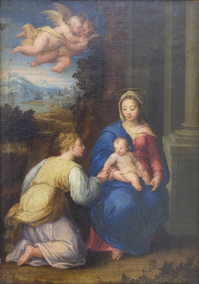 Svatba svaté Kateřiny (obraz) od Sebastiano called Bastianino Filippi