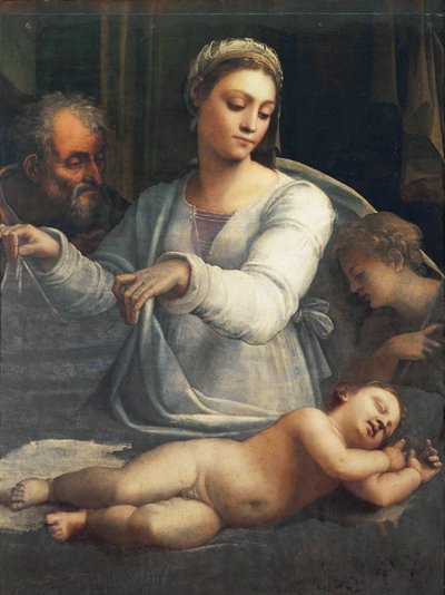 Madona ze Závoje od Sebastiano del (c.1485 1547) Piombo