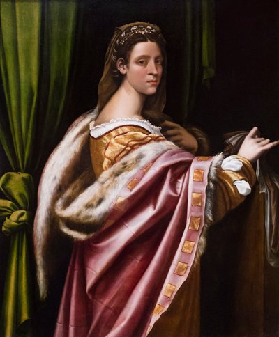 Portrét dámy, polovina 20. let 15. století (olej na dřevě) od Sebastiano del (c.1485 1547) Piombo
