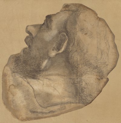 Kartón pro hlavu svatého Jakuba od Sebastiano del Piombo