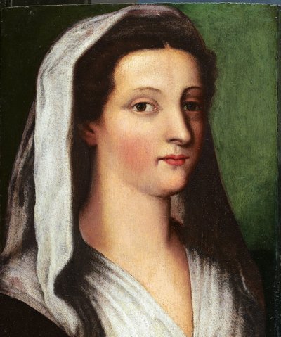 Portrét Giulia Gonzaga, 16. století od Sebastiano del, Piombo