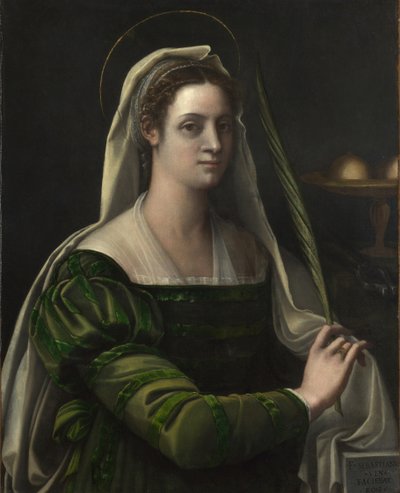 Svatá Agatha, kolem roku 1540 od Sebastiano del Piombo