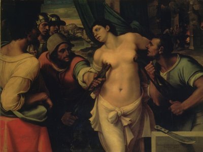 Umučení svaté Agáty, 1520 od Sebastiano del Piombo