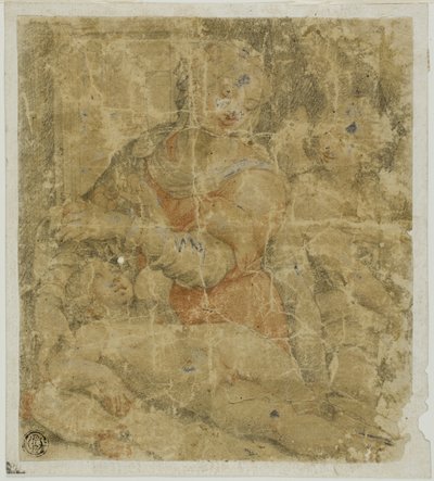 Panna s dítětem a andělem od Sebastiano del Piombo