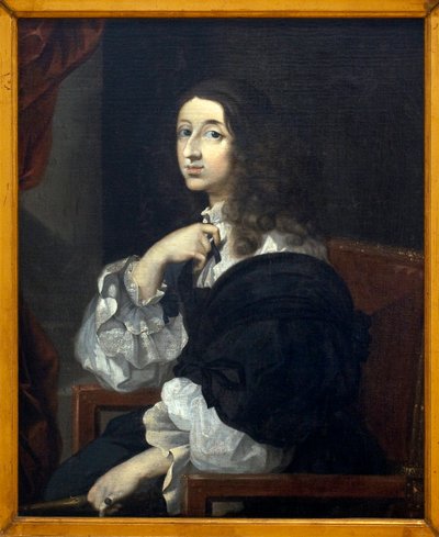 Portrét královny Kristýny Suede (Kristina Vasa od Sébastien Bourdon