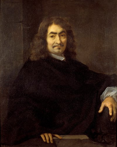 Předpokládaný portrét filozofa René Descarta (1596-1650) Obraz Sebastiena Bourdona (1616-1671) Slunce 17. století. 0,88x0,71 m od Sébastien Bourdon