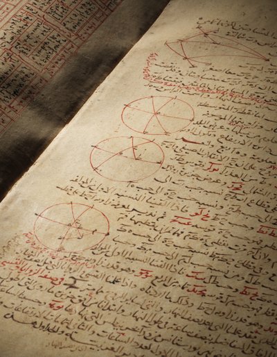 Kompendium pojednání o astronomii a matematice od Nasira Al-Din Muhammada bin Al-Hasan Al-Tusi od Seljuq Dynasty