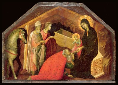 Klanění tří králů od Seminary Madonna Master