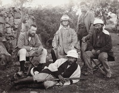 Skupina průzkumníků, Judea District, Palestina, 1867 od Sergeant Henry Phillips