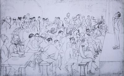 Komedianti odpočívají, 1916 od Sergei Alexandrovich Polyakov