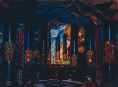 J. Benavente, druhá strana .. / Sudeikin od Sergei Jurjewitsch Sudeikin