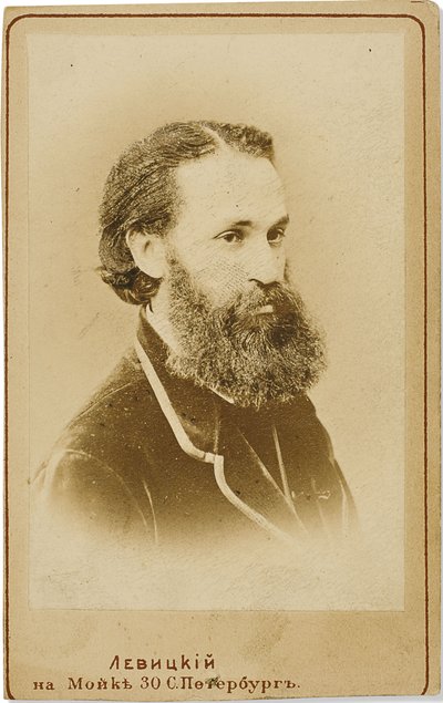 Portrét violoncellisty Karla Yulieviče Davidova 1838-1889, c. 1875. od Sergei Lvovich Levitsky