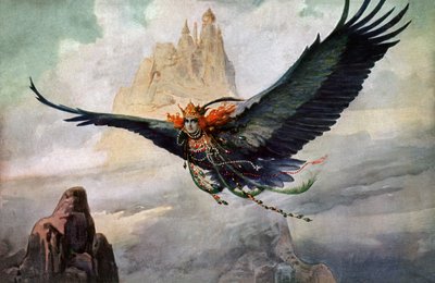 The Fantasy, asi 1900 (pohlednice) od Sergei Sergeevich Solomko