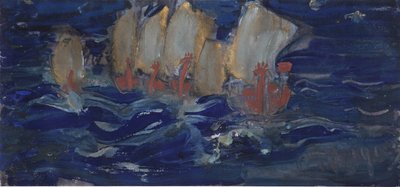 Ilustrace k Pohádce cara Saltana od A. Puškina od Sergei Vasilievich Malyutin