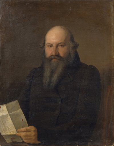 Portrét Osip Michajlovič Senkov 1790-1851, 1836 od Sergey Konstantinovich Zaryanko
