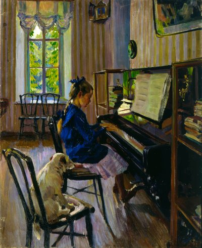 U klavíru, 1914. od Sergey Vinogradov