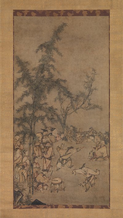 Sedm mudrců z bambusového háje, 1550. od Sesson Shukei
