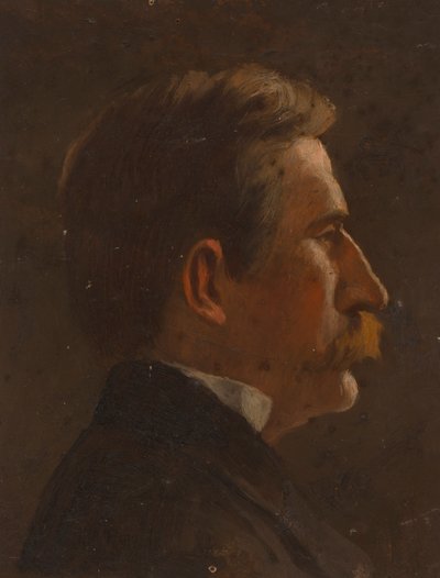 Profil muže od Severin Falkman