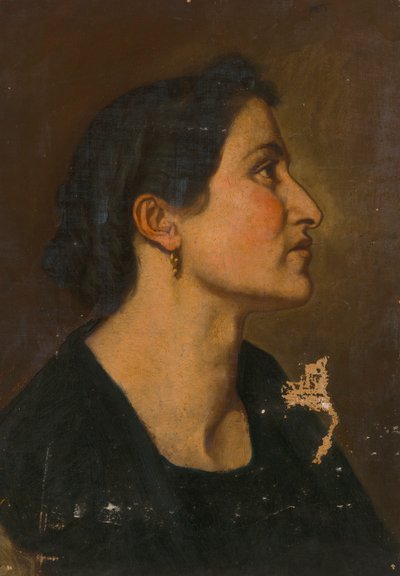 Žena z profilu od Severin Falkman