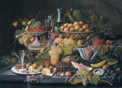 Zátiší: Ovoce, 1855. od Severin Roesen
