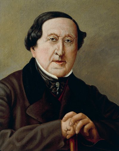 Itálie, Portrét italského skladatele Gioacchina Rossiniho od Severini Severini