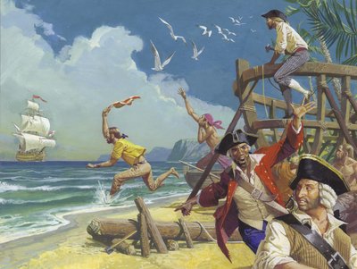 Plavba admirála Ansona kolem světa v roce 1740 od Severino Baraldi
