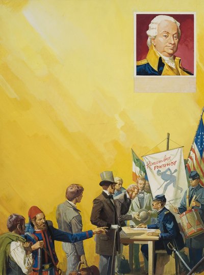 Americká občanská válka od Severino Baraldi