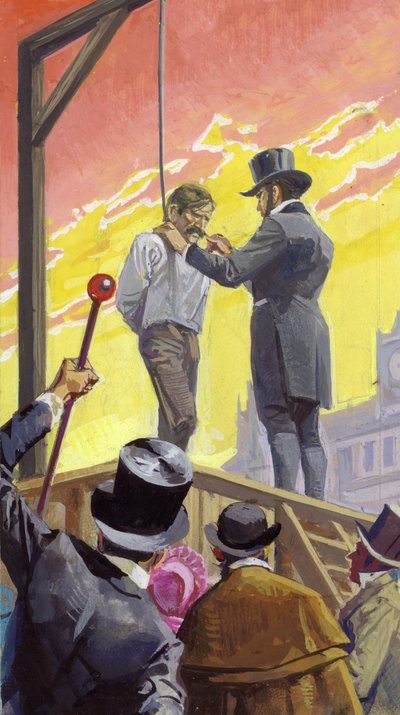 Burke and Hare, Grave Robbers and Murderers (kvaš na papíře) od Severino Baraldi