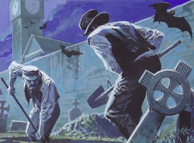 Burke and Hare, Grave Robbers and Murderers (kvaš na papíře) od Severino Baraldi