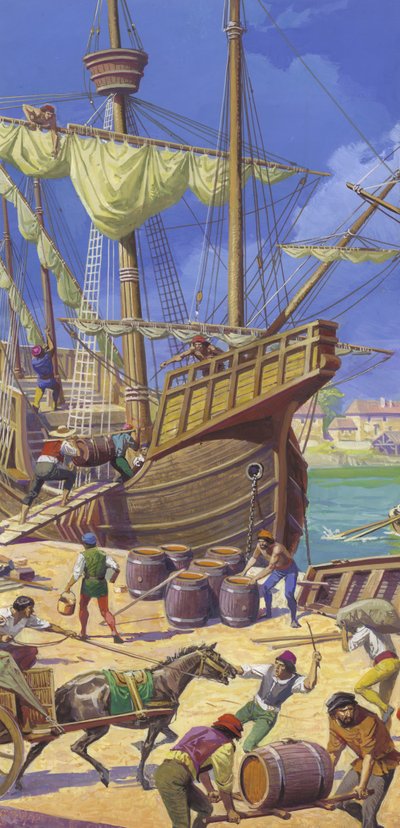 Flotila Ferdinanda Magellana od Severino Baraldi